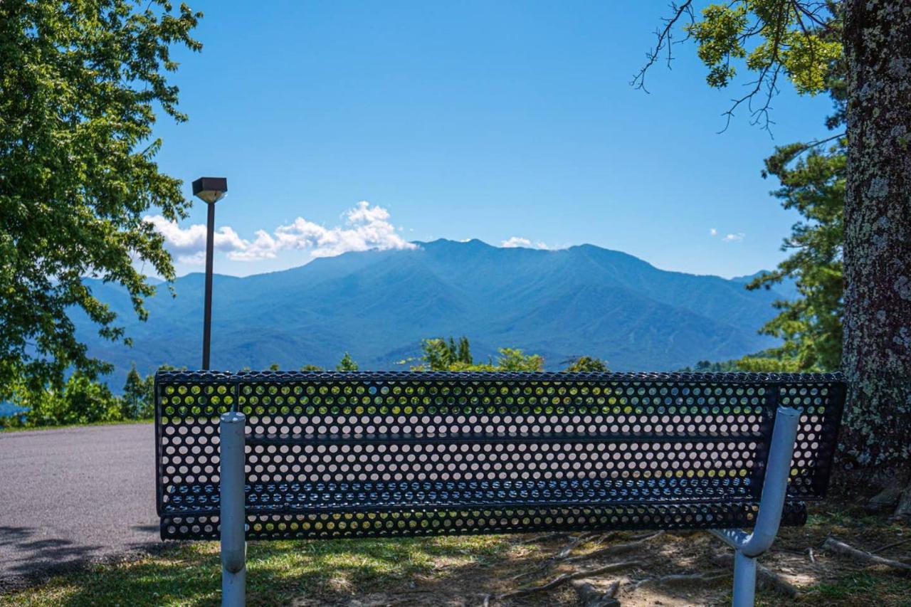 Sky High Views!!-Peak Mountaintop-Outdoor Pool-Close To Downtown-Private Balcony-Wifi-Cable แกตลิงเบิร์ก ภายนอก รูปภาพ